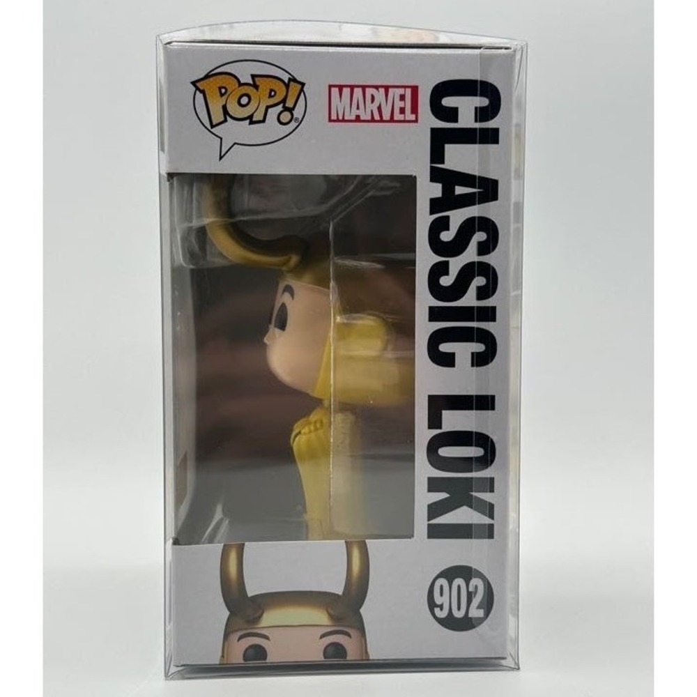 Funko Pop! Vinyl Marvel Classic Loki #902 BoxLunch Exclusive in Pop Protector - Picture 4 of 11